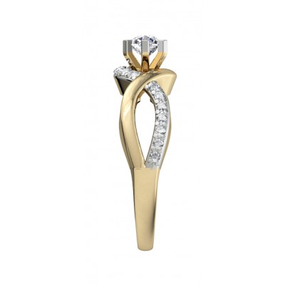 Alluring Solitaire diamond Engagement Ring